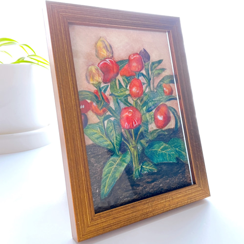 絵画 とうがらし とうがらし 絵画