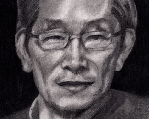 手描きの肖像画になります。 人物肖像画（額縁・額装・送料込み） #A4サイズ#原画＃一点物