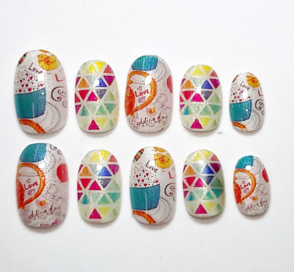 ♡デザインネイル♡vol.19 ネイルチップ（つけ爪） Spinning 通販