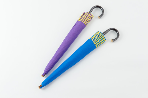 京都の伝統的な技法「手捺染(てなっせん)」仕上げ　二重張日傘（ローラー） 2枚目の画像