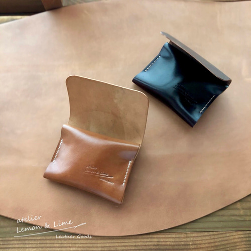 ホーウィンシェルコードバンで作った小銭入れ / Shell Coin Purse