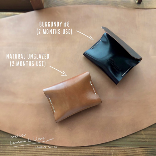 ホーウィンシェルコードバンで作った小銭入れ / Shell Coin Purse