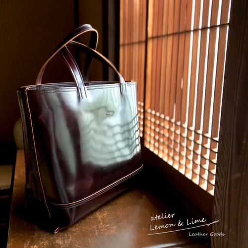 ホーウィンシェルコードバンで作ったトート / Shell Tote ホーウィンシェルコードバンで作ったトート / Shell Tote
