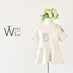 DEW FLARE TOP (WHITE) 1枚目の画像