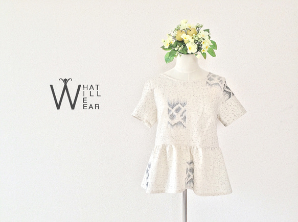 DEW FLARE TOP (WHITE) 1枚目の画像