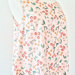 FLOWER FLARE DRESS (PINK) 3枚目の画像