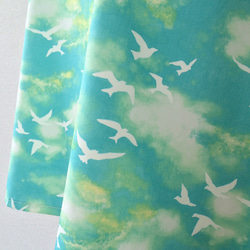 FLYING BIRDS FLARE TOP (GREEN) 3枚目の画像