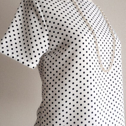 POLKA DOT TOP (WHITE) 2枚目の画像