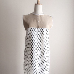 CREAMY DOT DRESS 1枚目の画像