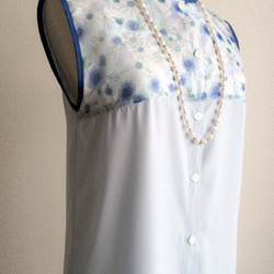 BLUE FLOWER DRESS 2枚目の画像