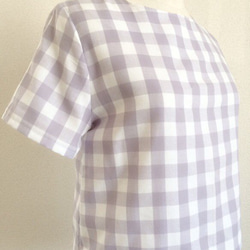 BASIC CHECK TOP (PURPLE) 2枚目の画像