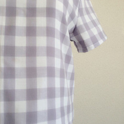 BASIC CHECK TOP (PURPLE) 3枚目の画像