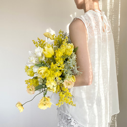 Mimosa Yellow - bouquet ＆ boutonniere 5枚目の画像