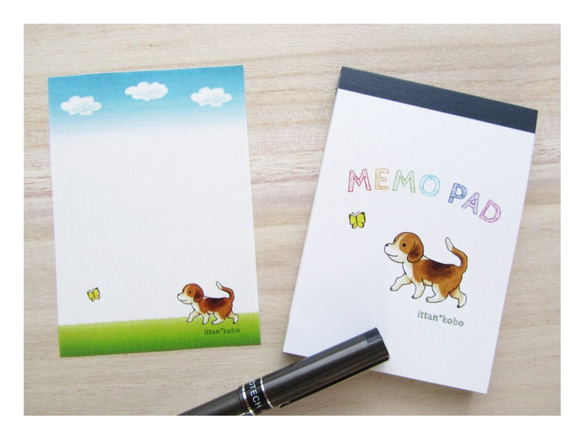 fancy　dream　おりがみめも　犬　ワンちゃん　いぬ　メモ帳　平成レトロ fancy dream おりがみめも 犬 ワンちゃん いぬ メモ帳 平成