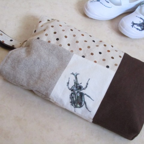 コポコポ様オーダー品　上履き入れ 楽天市場】ナイロン シューズバッグ 上履き入れ 撥水 軽量 マチ付き 消