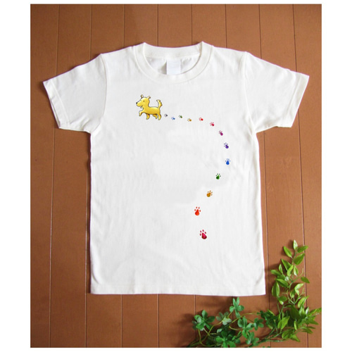 カラフル犬刺繍ホワイトTシャツ 楽天市場】Tシャツ 半袖 メンズ レディース クルーネック 犬