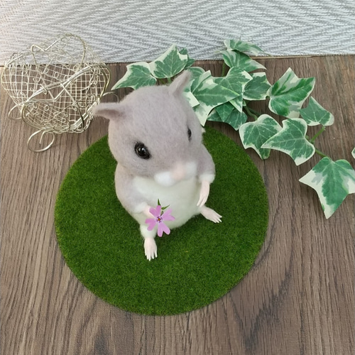 羊毛フェルト ネズミ 羊毛フェルト Sleeping forest 通販 12213496