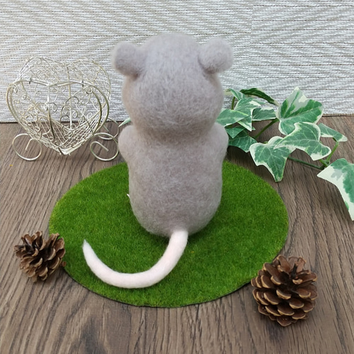 羊毛フェルト ネズミ 羊毛フェルト Sleeping forest 通販