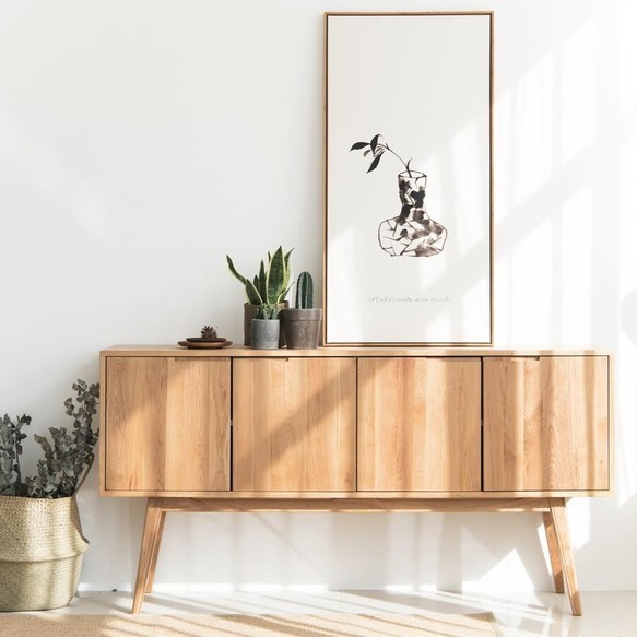 オーダーメイド 職人手作り テレビボード テレビ台 ローボード 木目 天然木 無垢材 家具 木工 リビング エコ LR