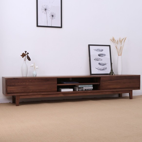 オーダーメイド 職人手作り テレビボード テレビ台 ローボード 木目 天然木 無垢材 家具 木工 おうち時間 エコ LR 