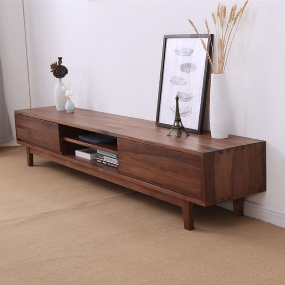 オーダーメイド 職人手作り テレビボード テレビ台 ローボード 木目 天然木 無垢材 家具 木工 おうち時間 エコ LR 