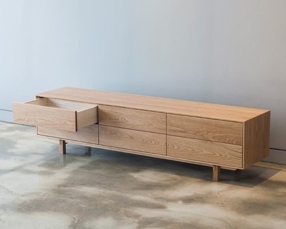 オーダーメイド 職人手作り テレビボード テレビ台 ローボード 木目 天然木 無垢材 家具 木工 おうち時間 収納 LR 