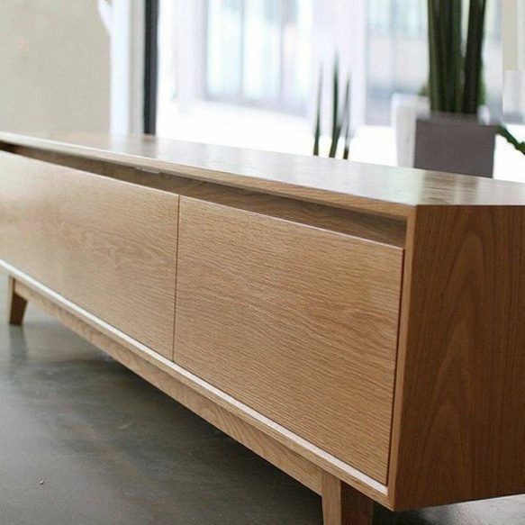 オーダーメイド 職人手作り テレビボード テレビ台 ローボード 木目 天然木 無垢材 家具 木工 おうち時間 エコ LR 