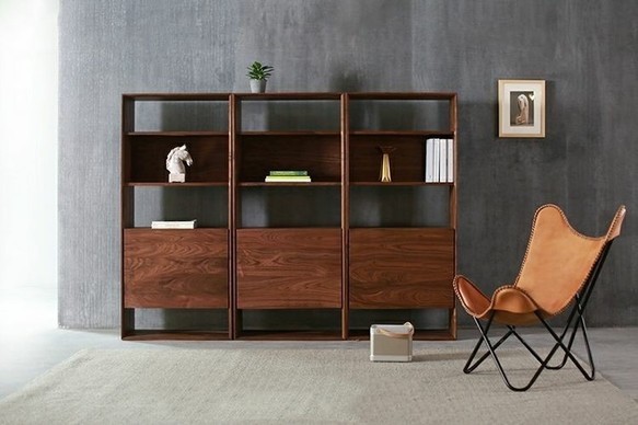 オーダーメイド 職人手作り 収納棚 オープンシェルフ 無垢材 天然木 リビング 家具 おうち時間 木目 木工 エコ LR 