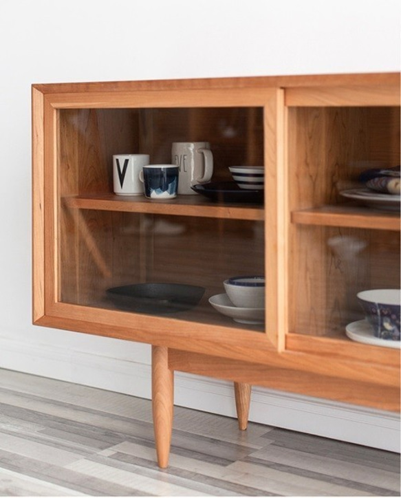 オーダーメイド 職人手作り テレビボード テレビ台 ローボード 木目 天然木 無垢材 家具 木工 おうち時間 エコ LR 