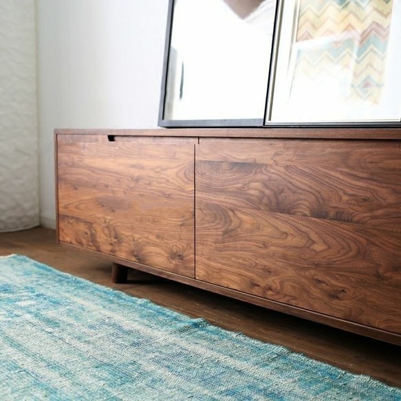 オーダーメイド 職人手作り テレビボード テレビ台 ローボード 木目 天然木 無垢材 家具 木工 おうち時間 エコ LR 
