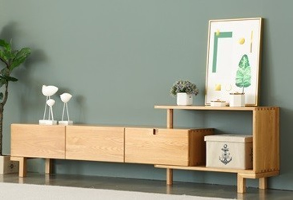 オーダーメイド 職人手作り テレビボード テレビ台 ローボード 木目 天然木 無垢材 家具 木工 おうち時間 エコ LR 