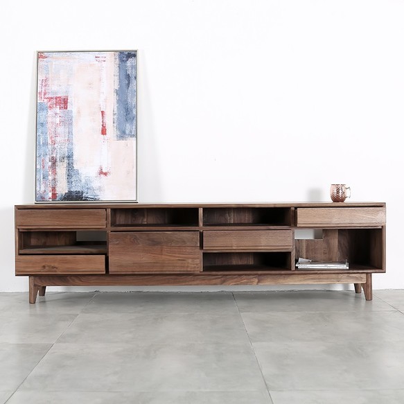 オーダーメイド 職人手作り テレビボード テレビ台 ローボード 木目 天然木 無垢材 家具 木工 おうち時間 エコ LR 