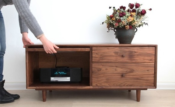 オーダーメイド 職人手作り テレビボード テレビ台 ローボード 木目 天然木 無垢材 家具 木工 おうち時間 エコ LR 