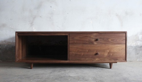 オーダーメイド 職人手作り テレビボード テレビ台 ローボード 木目 天然木 無垢材 家具 木工 おうち時間 エコ LR 