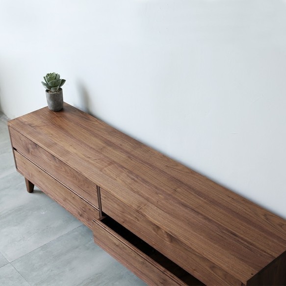 オーダーメイド 職人手作り テレビボード テレビ台 ローボード 木目 天然木 無垢材 家具 木工 おうち時間 エコ LR 