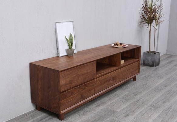 オーダーメイド 職人手作り テレビボード テレビ台 ローボード 木目 天然木 無垢材 家具 木工 おうち時間 エコ LR 