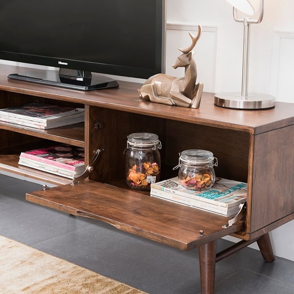 オーダーメイド 職人手作り テレビボード テレビ台 ローボード 木目 天然木 無垢材 家具 木工 おうち時間 エコ LR 