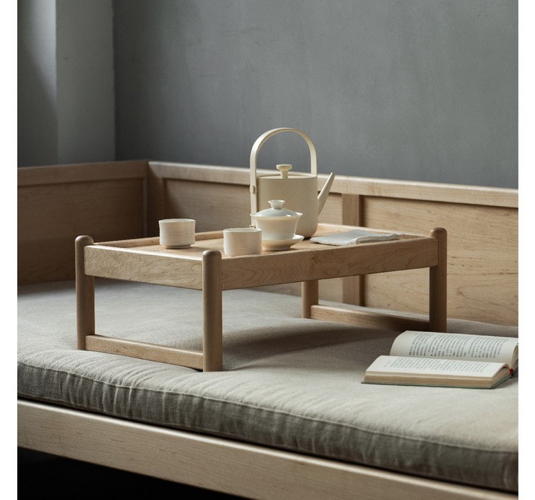 受注生産 職人手作り ベッドテーブル ミニテーブル コーヒーテーブル おうち時間 家具 リビング 天然木 無垢材 LR