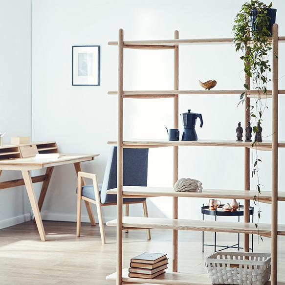 オーダーメイド 職人手作り 収納棚 オープンシェルフ 無垢材 天然木 リビング 家具 おうち時間 木目 木工 エコ LR 