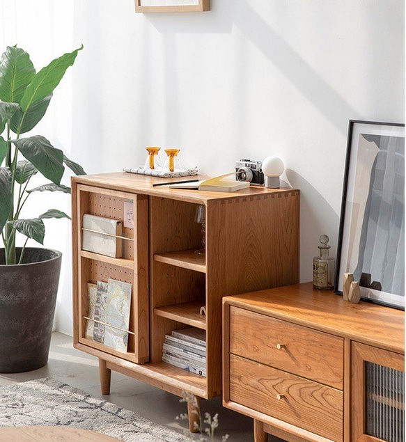 オーダーメイド 職人手作り 収納棚 オープンシェルフ 無垢材 天然木 リビング 家具 おうち時間 木目 木工 エコ LR 