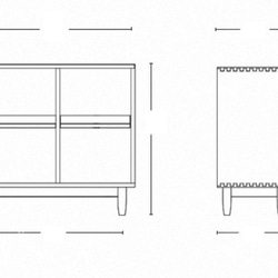 オーダーメイド 職人手作り 収納棚 オープンシェルフ 無垢材 天然木 リビング 家具 おうち時間 木目 木工 エコ LR 4枚目の画像