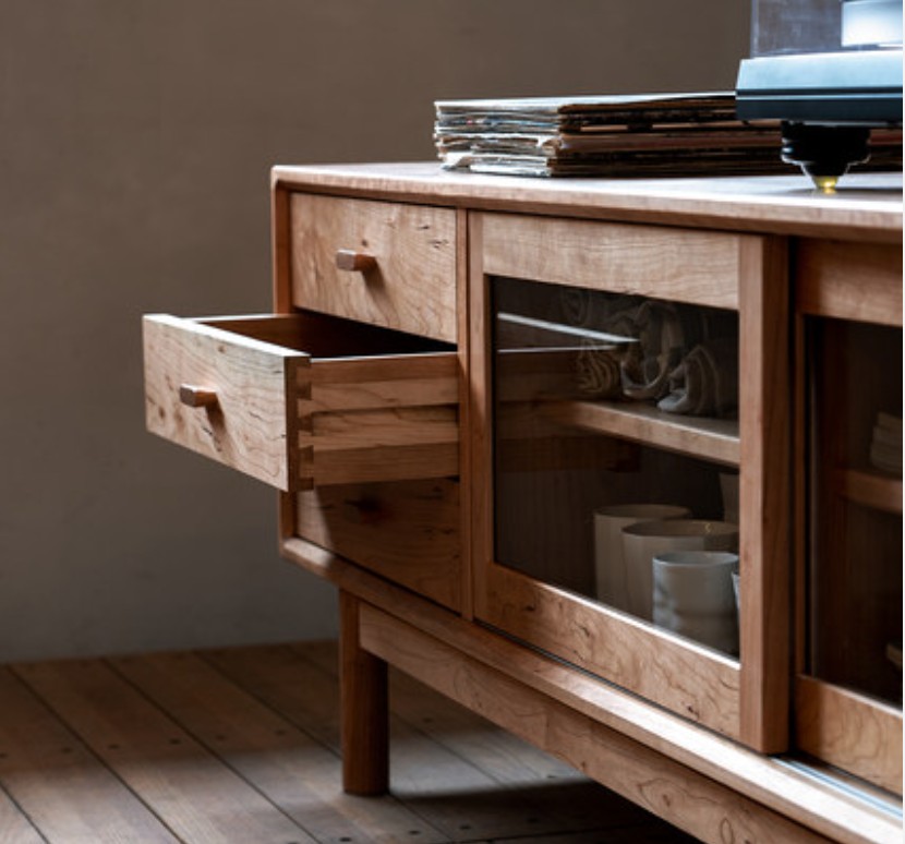 オーダーメイド 職人手作り テレビボード テレビ台 ローボード 木目 天然木 無垢材 家具 木工 おうち時間 エコ LR