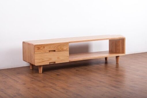 オーダーメイド 職人手作り ローボード テレビボード テレビ台 天然木 無垢材 家具 木目 収納 リビング エコ LR 100,000円