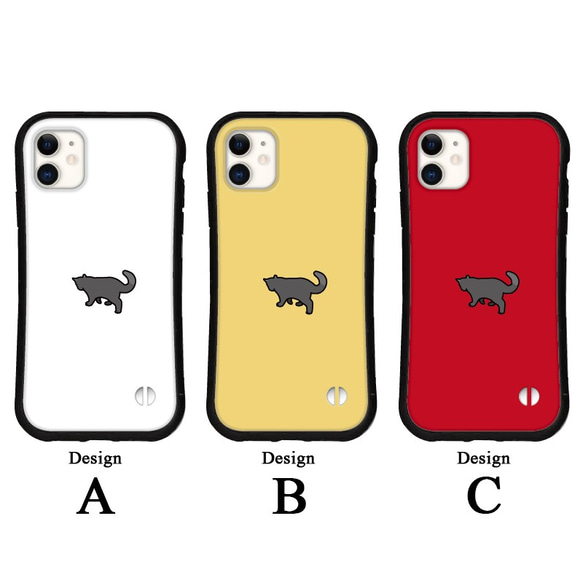 猫 スマホケース iPhone15 14 13 pro mini se iface型 カバー アイフォン 送料無料 ネコ 2枚目の画像
