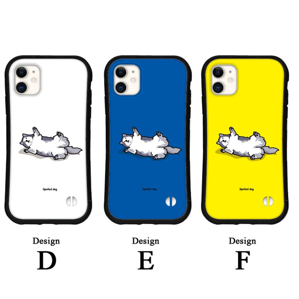 かわいい スマホケース iPhone15 14 13 pro mini se iface型 カバー 犬 動物 送料無料 3枚目の画像