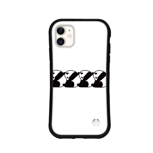 パンダ スマホケース iPhone16 15 14 13 pro SE iface型 カバー