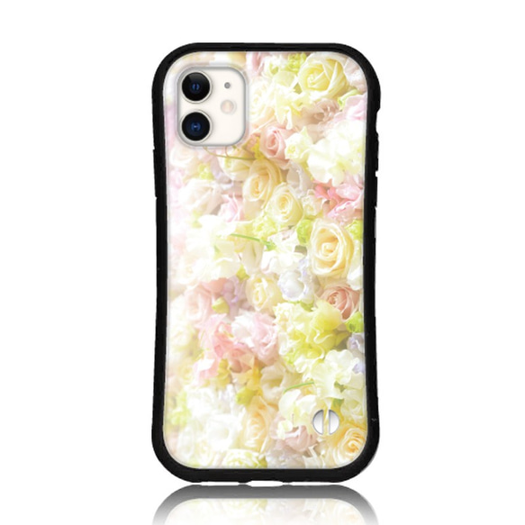 スマホケース iPhoneケース 15 14 13 pro mini se iface型 カバー 花 バラ 送料無料 3枚目の画像
