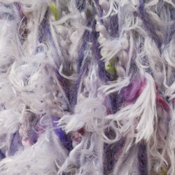 再展×1（時間的紫藤鮮花綻放）非常柔軟的馬海毛遠很多，蓬鬆♪發網 第5張的照片