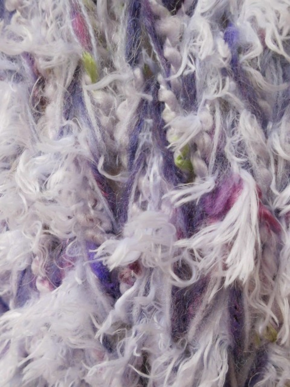 再展×1（時間的紫藤鮮花綻放）非常柔軟的馬海毛遠很多，蓬鬆♪發網 第5張的照片
