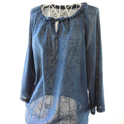 靛藍染料，棉花，束腰外衣 第4張的照片